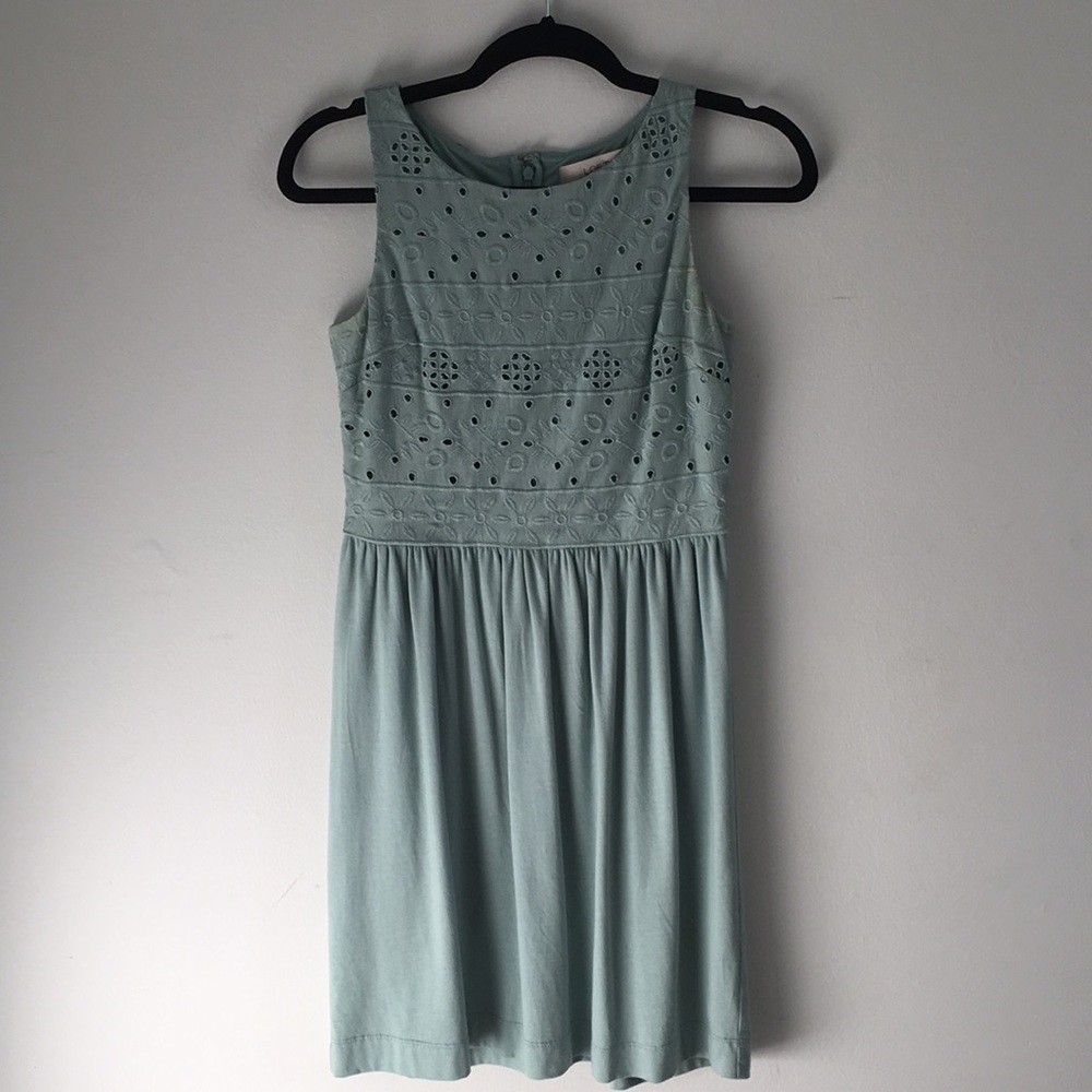 Loft Eyelet Dress || Petite